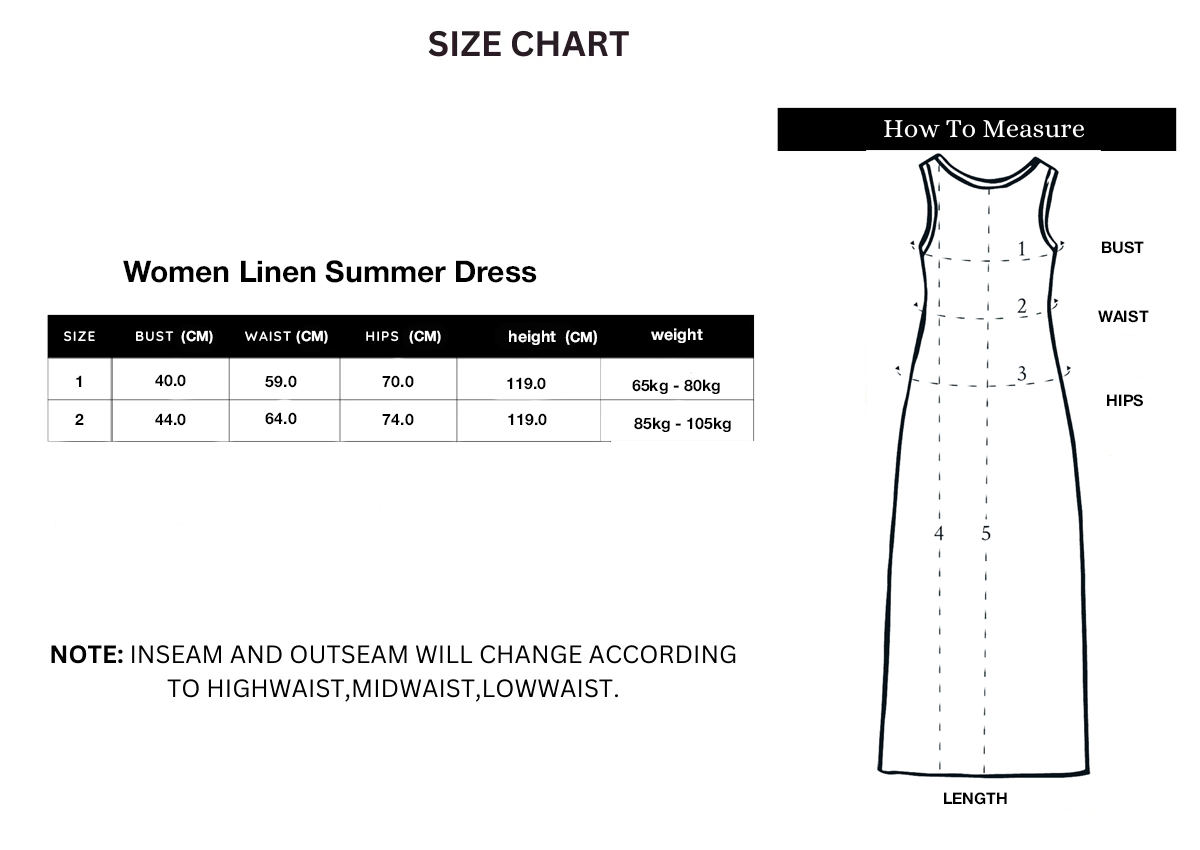 Summer Linen Dress Off-White