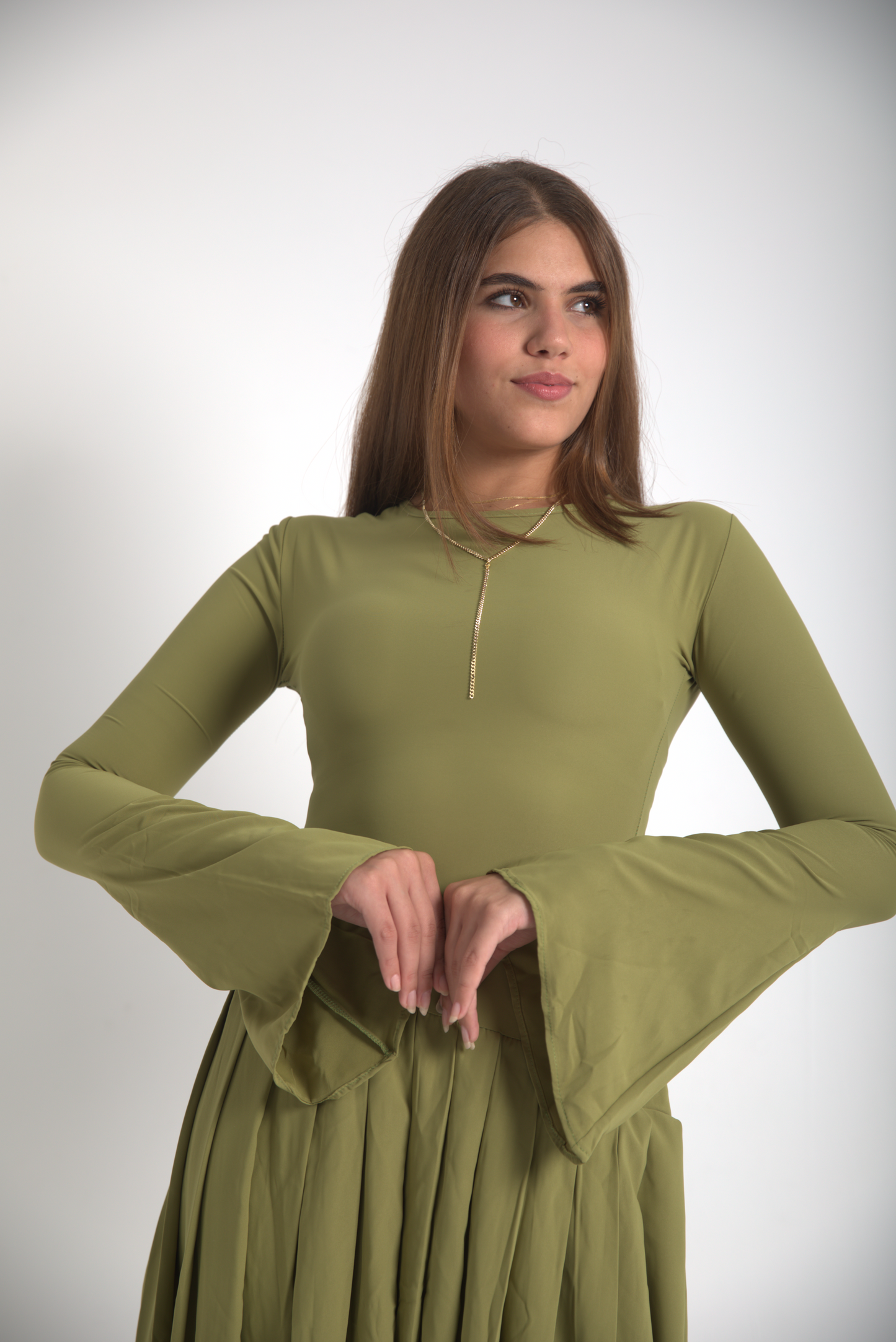 Luz de Olivo long sleeves Dress