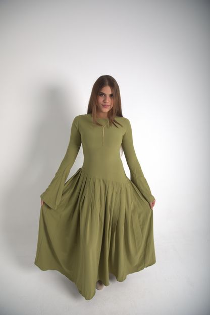 Luz de Olivo long sleeves Dress